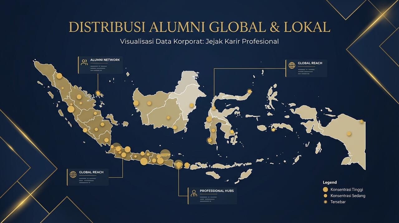 Peta Sebaran Alumni PKN STAN di 38 Provinsi